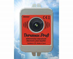 Deramax Profi ultrazvukový plašič kun a hlodavců